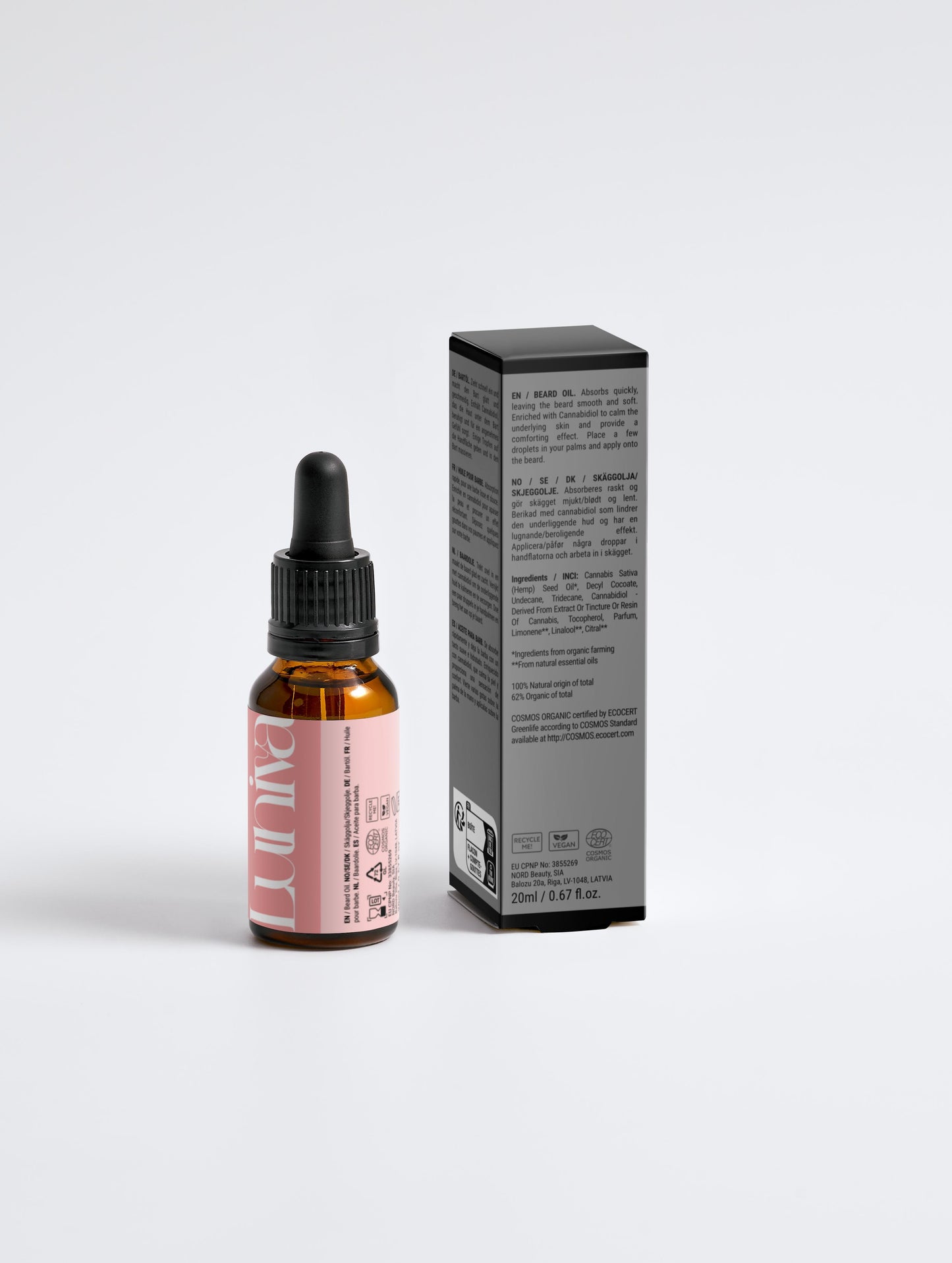 Huile adoucissante pour barbe